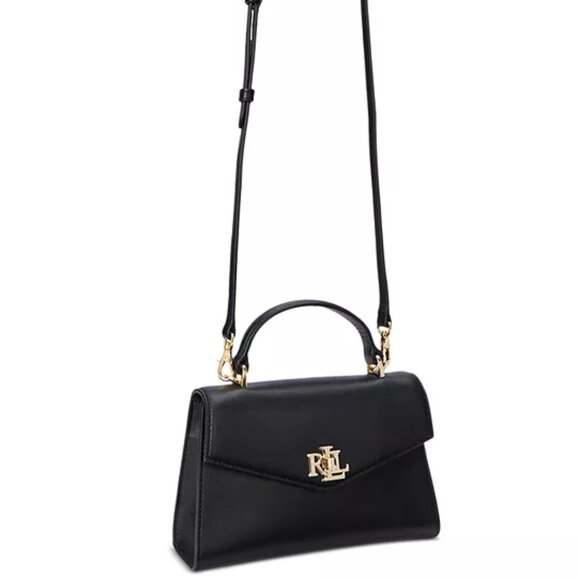 Lauren Ralph Lauren Farrah Small Leather Satchel - Picture 3 of 9